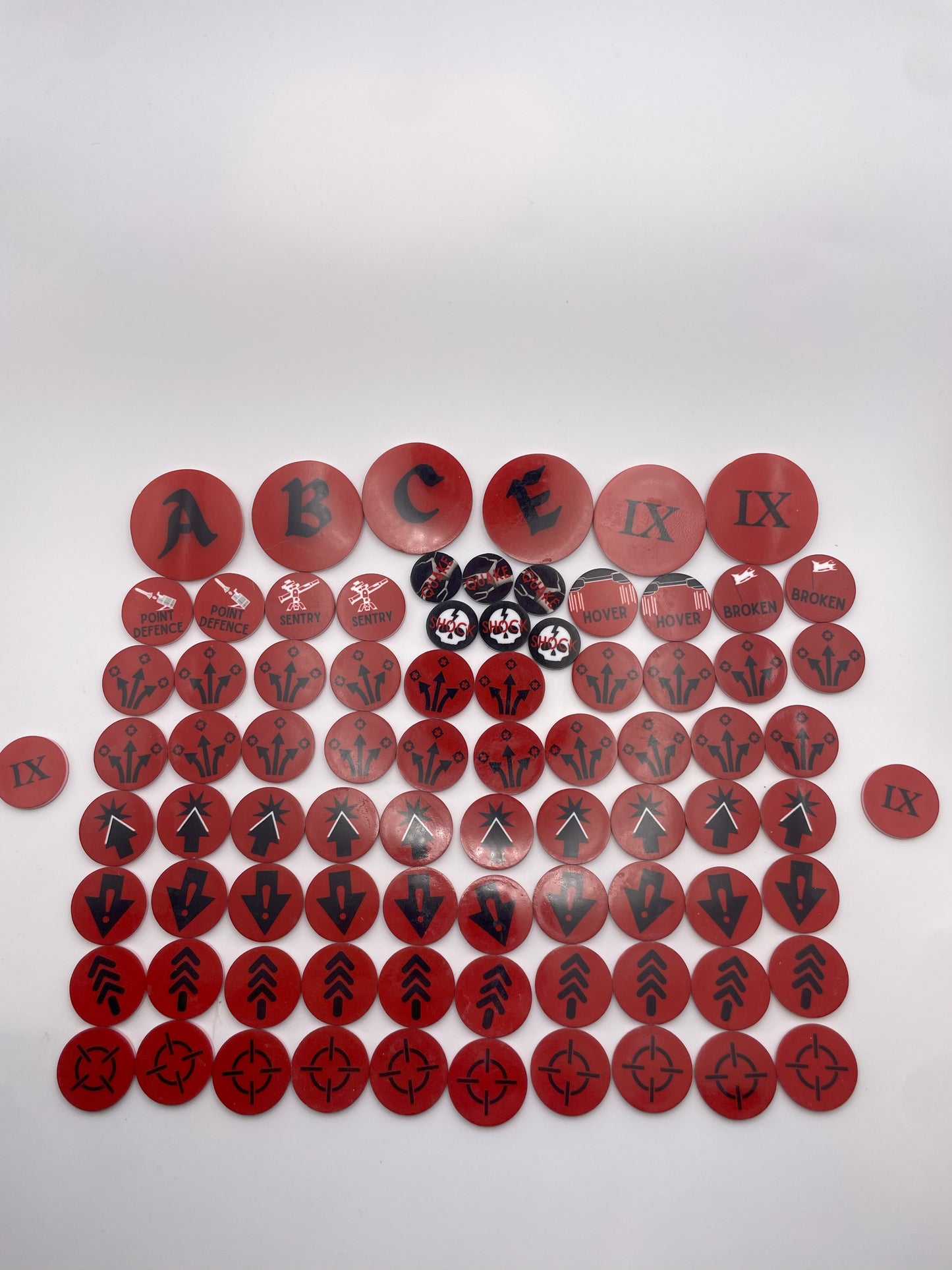 Pick and choose, 100 double sided Order Tokens